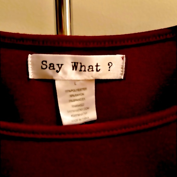 🤩 NWOT MAROON LONG SLEEVE SIZE L - GREAT QUALITY & SUPER SOFT CROP TOP 🤩 - Picture 3 of 11